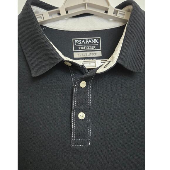 Jos. A. Bank Traveler Tailored Fit Dress Shirt Men's XL Cotton Blend - Picture 2 of 8